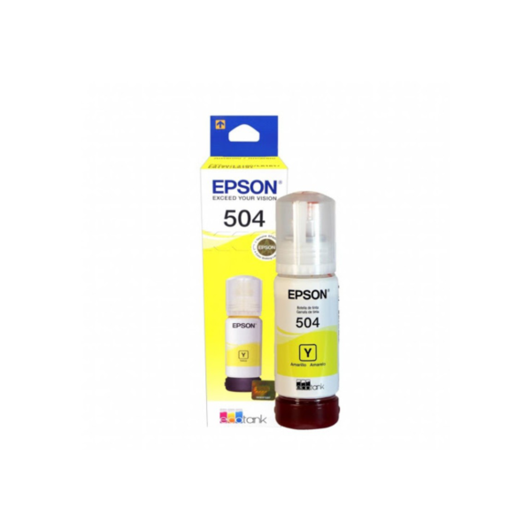 Epson 504 - 70 ml - yellow - original - ink refill -