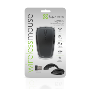 Klip Xtreme Lightflex KMW-375 - Mouse - ergonomic