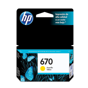 HP 670 - Yellow - original - Ink Advantage - ink cartridge