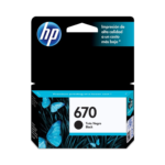 HP 670 - 14 ml - black - original - Ink Advantage - ink cartridge