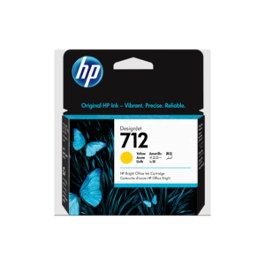 HP 712 - 29 ml - yellow - original - DesignJet - ink cartridge -