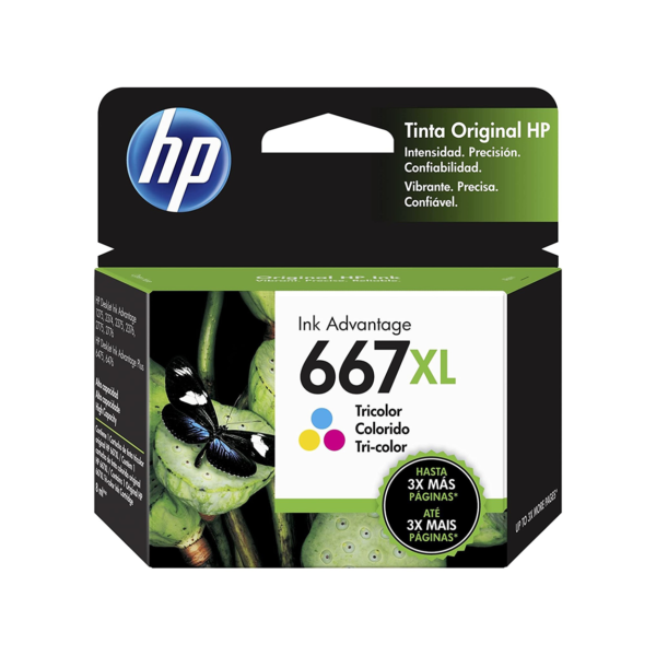 HP - 667XL - Ink cartridge - Tricolor